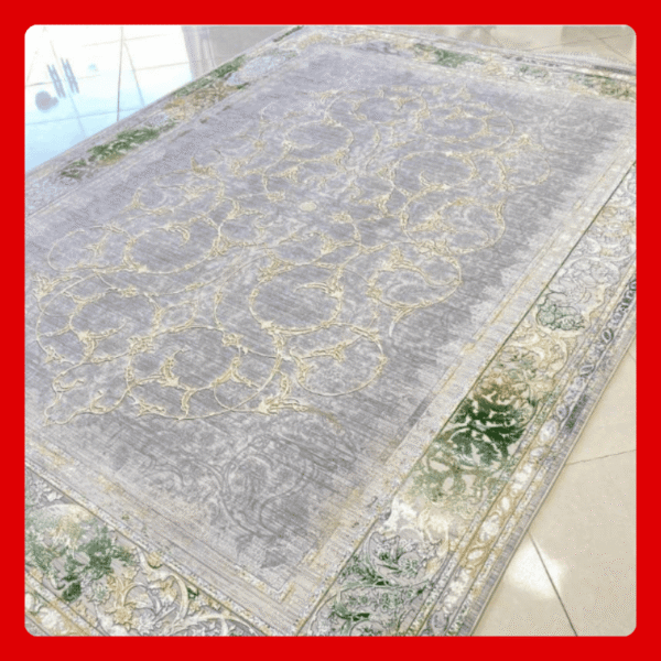فرش 1200 شانه تراکم 3600 کد 1208 رنگ صدفی