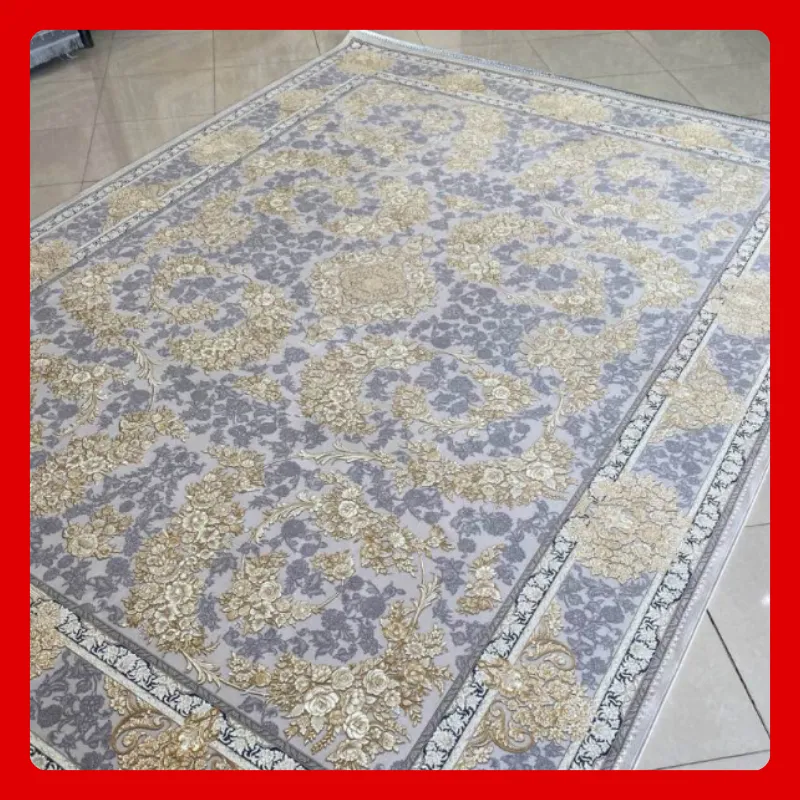 فرش 1200 شانه تراکم 3600 کد 1217 رنگ صدفی
